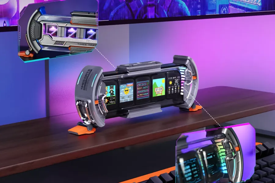 Retro Pixel Art Clock