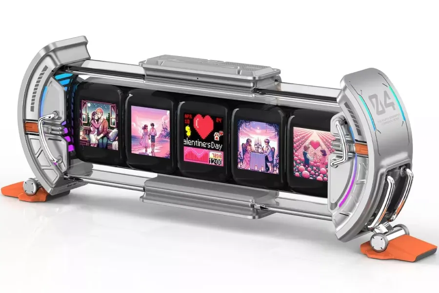 Retro Pixel Art Clock